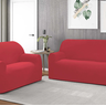 Kit Capa para Sofá Malha 3 e 2 Lugares Seven Têxtil Vermelho - 1