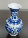 Ver imagem 4 de Vaso Cerâmica Decorativo Enfeite Casa 14x8x8cm Azul