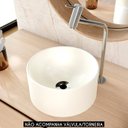 Ver imagem 2 de Cuba Pia para Banheiro Redonda 26cm Celine C08 Bege - Mpozenato