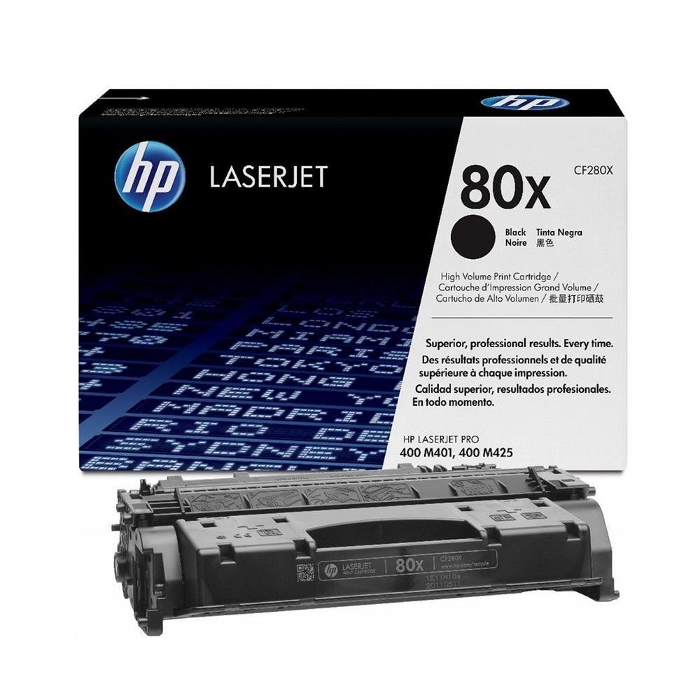 Cartucho de Toner Hp 80x (cf280x) Preto Original M401n M401dne M401dn M401dw