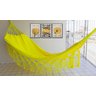 Rede de Dormir Casal Ostra Amarelo Neon - 1