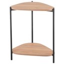 Ver imagem 3 de Mesa Lateral para Sala de Estar Pés Metálicos Adek A03 Hanover Preto - Lyam Decor