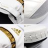 Luva de Foco adidas Curta Speed Coach White Gold - Único - 4