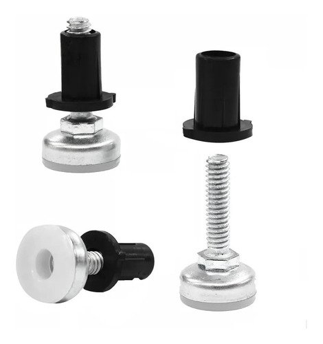 Sapata Niveladora 1/4 Com Bucha 120 Peças - 1