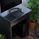 Ver imagem 1 de Mesa de Computador Pratica com Gaveta: Preto