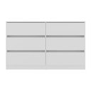 Ver imagem 4 de Cômoda com 6 Gavetas 120cm Multimóveis Mp4396 Branco