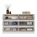 Ver imagem 3 de Cômoda com 6 Gavetas 120cm Multimóveis Mp4396 Branco