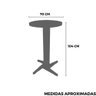 Mesa Bistrô Fixa de Madeira:mel - 5