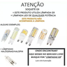 Kit 2 Lustre Pendente Cristal Dourado Ambientes Pequenos - 3