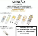 Ver imagem 3 de Kit 2 Lustre Pendente Cristal Dourado Ambientes Pequenos