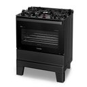 Ver imagem 3 de Fogão a Gás Mesa de Vidro Forno 84l Esmaltec Ideal Master Glass Preto 5 Bocas Bivolt