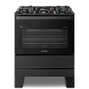 Ver imagem 2 de Fogão a Gás Mesa de Vidro Forno 84l Esmaltec Ideal Master Glass Preto 5 Bocas Bivolt