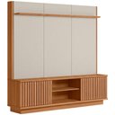 Ver imagem 2 de Estante Painel para TV 75 pol 180cm Michaelis L05 Canela Off White Fosco - Lyam Decor