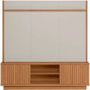 Ver imagem 7 de Estante Painel para TV 75 pol 180cm Michaelis L05 Canela Off White Fosco - Lyam Decor