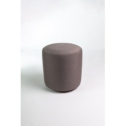 Kit 02 Puffs Decorativos Redondos para Sala Linho Palha Perse  - 2