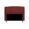 CABECEIRA GEOVANA KING 1,95 SUEDE BORDO - 1
