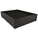 Ver imagem 2 de Cama Box Baú Viúva Corino Preto 120x188x42