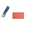 TAPETE TATAME COLCHONETE E.V.A RETANGULAR 1,20 X 60CM X 5MM - Laranja - 1
