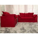 Ver imagem 2 de Sofá 2 e 3 Lugares Vermelho 608 Paris