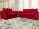 Ver imagem 1 de Sofá 2 e 3 Lugares Vermelho 608 Paris