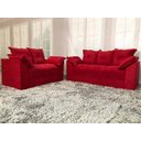 Ver imagem 1 de Sofá 2 e 3 Lugares Vermelho 608 Paris