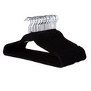 Ver imagem 2 de 50 Cabides Veludo Slim Antideslizantes Preto Begônia