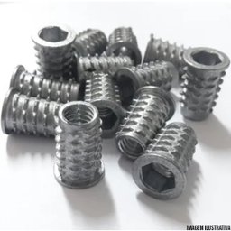 Porca Americana 1/4x13mm para Madeira 50 Peças - 7