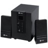 Caixa de Som 2.1 Groove 20W Subwoofer + 2 Caixas Satélite, Em Madeira - com Bluetooth Fm e Controle - 11