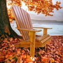 Ver imagem 2 de Cadeira Adirondack Piscina Externa Pavão Envernizada Envernizada