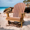 Ver imagem 3 de Cadeira Adirondack Piscina Externa Pavão Envernizada Envernizada