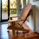 Ver imagem 4 de Cadeira Adirondack Piscina Externa Pavão Envernizada Envernizada