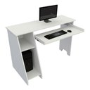 Ver imagem 1 de Mesa P/ Computador Jogos Gamer Home Office Escrivaninha - Branco