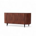Ver imagem 1 de Buffet Astolfo 3 Portas Castanho com Preto 166cm - 76686