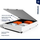 Ver imagem 6 de Cama Box Baú com Colchão de Espuma D45 Ortobom Airtech 150 D45 Casal 138 Cm