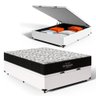 Cama Box Baú com Colchão de Espuma D45 Ortobom Airtech 150 D45 Casal 138 Cm - 1
