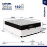 Cama Box Baú com Colchão de Espuma D45 Ortobom Airtech 150 D45 Casal 138 Cm - 4