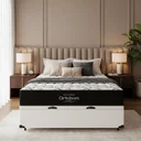 Ver imagem 2 de Cama Box Baú com Colchão de Espuma D45 Ortobom Airtech 150 D45 Casal 138 Cm