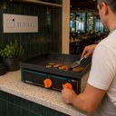 Ver imagem 2 de Chapa Bifeteira Profissional Deguste Luxo 6,35mm Gás 65cm C65N New - Venâncio 78430