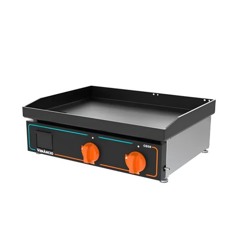 Chapa Bifeteira Profissional Deguste Luxo 6,35mm Gás 65cm C65N New - Venâncio 78430