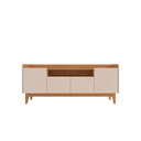 Ver imagem 4 de Rack Adria 1.60 Off White/noce - Casa D Móveis