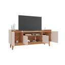 Ver imagem 3 de Rack Adria 1.60 Off White/noce - Casa D Móveis