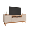 Ver imagem 1 de Rack Adria 1.60 Off White/noce - Casa D Móveis