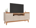 Ver imagem 1 de Rack Adria 1.60 Off White/noce - Casa D Móveis