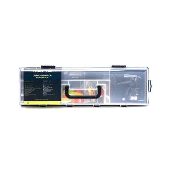 Kit De Pesca Com 90 Acessórios Com Vara De Carretel Klatter - 2
