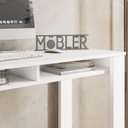 Ver imagem 3 de Escrivaninha Office Move com Nichos Branco Fosco