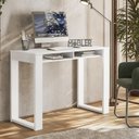 Ver imagem 2 de Escrivaninha Office Move com Nichos Branco Fosco