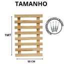 Ver imagem 3 de Jardim Vertical Painel Modulado de Madeira Maciça Jardim Suspenso Horta Vertical Painel Ripado