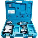 Ver imagem 2 de Chave de Impacto 18v 1600 Rpm com 2 Baterias Carregador Maleta Torque 440n.m Dtw450rfe Makita