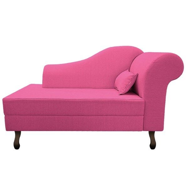 Recamier Rafaela 185cm Lado Esquerdo Corano Pink - Adj Decor - 2