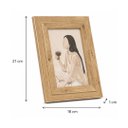 Ver imagem 4 de Porta Retrato de Mesa Decorativo com Vidro para Foto Marrom 10x15cm Decorar